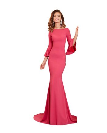 Vestido largo - 4J127 - Marfil Barcelona