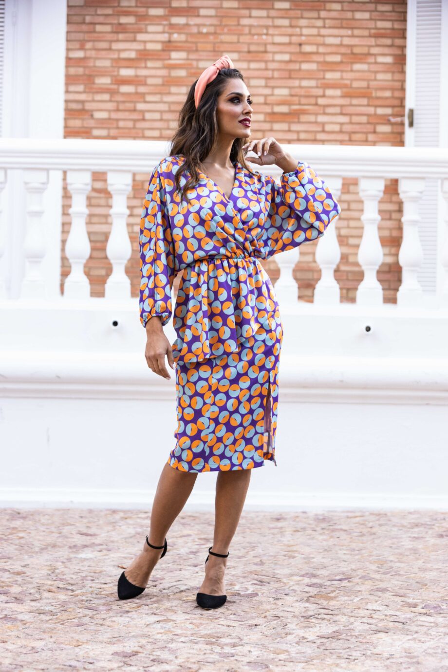 Vestido midi - 102 - Marta en Brazzil