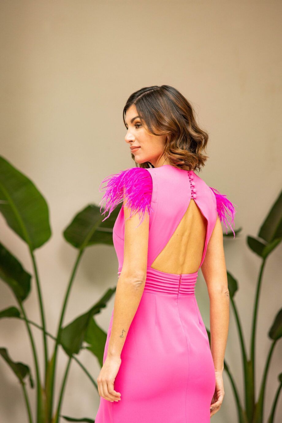 Vestido midi - H135 - Marta en Brazil - Imagen 2