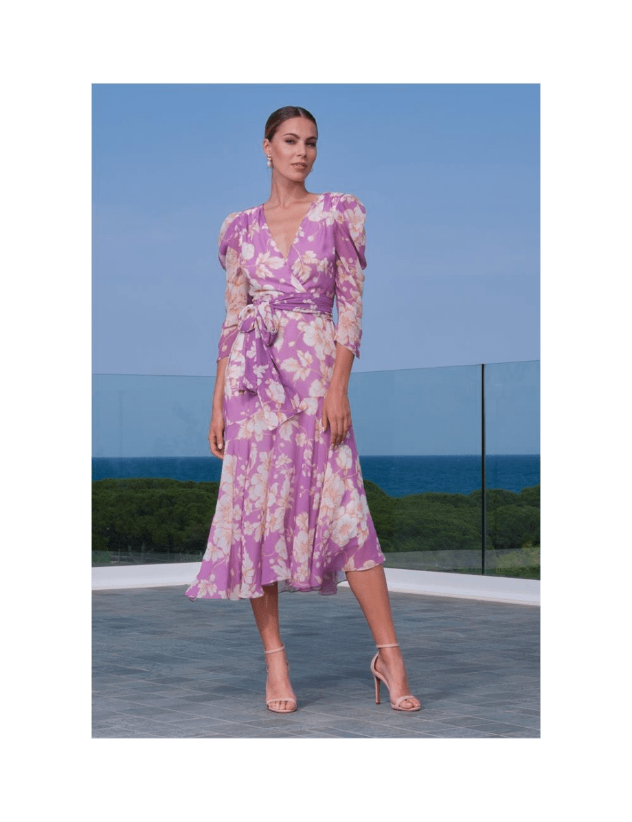 Vestido midi - 24322 - Betzzia