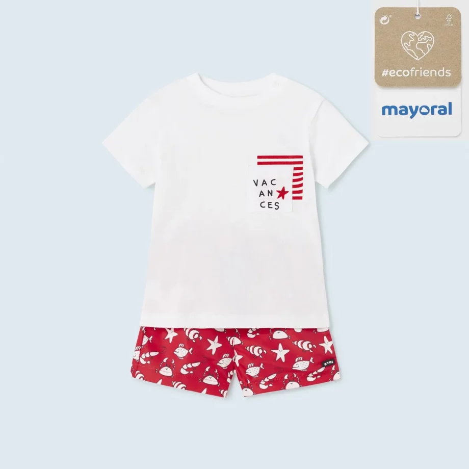 Conjunto camiseta y bañador - 1639 - Mayoral