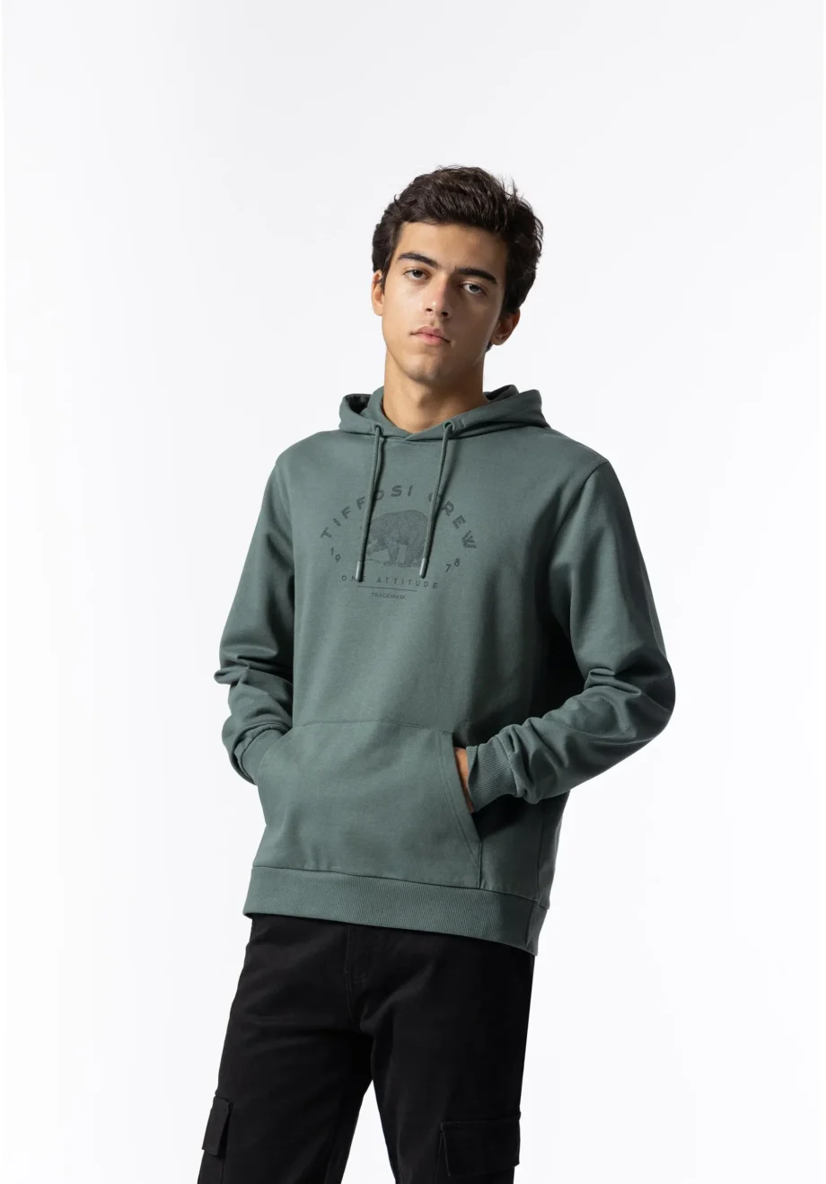 Sudadera capucha - 10051489 - Tiffosi