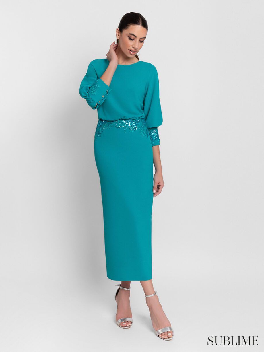 Vestido midi señora - 1097.26 - Moncho Heredia