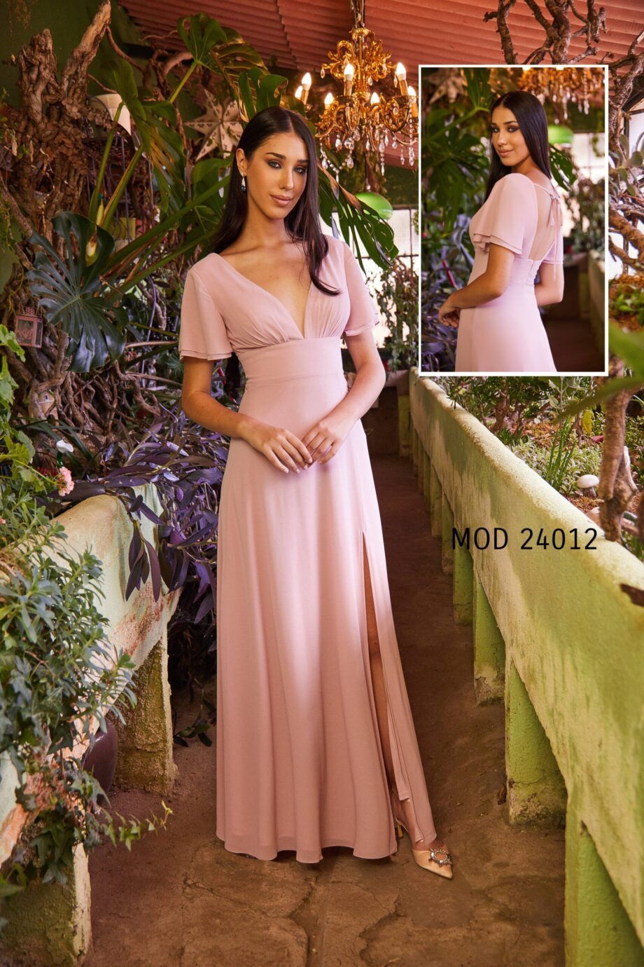 Vestido largo - 24012 - Alma Gemela