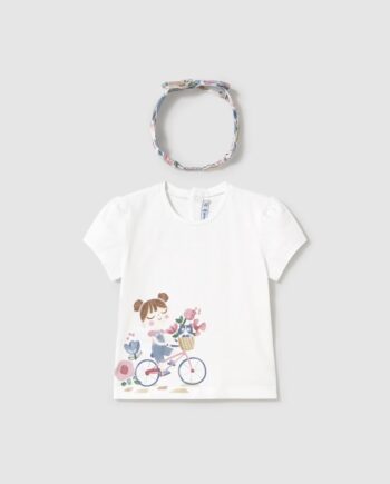 Camiseta m/c con diadema - 1044 - Mayoral