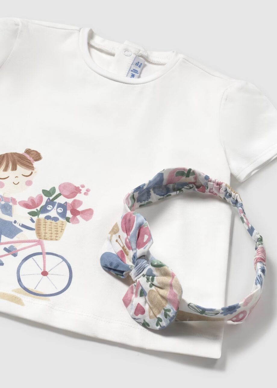Camiseta m/c con diadema - 1044 - Mayoral - Imagen 2