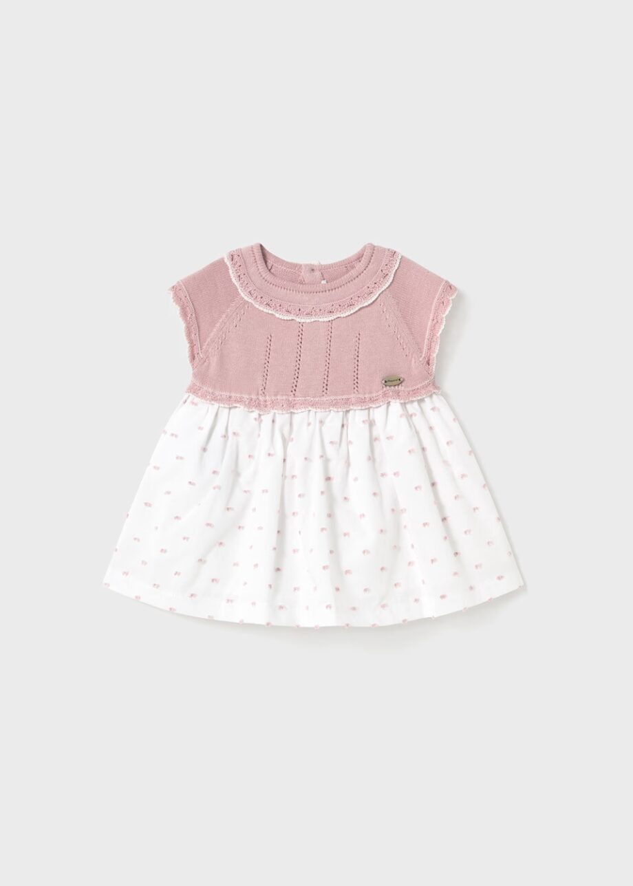 Vestido combinado tricot - 1849 -Mayoral