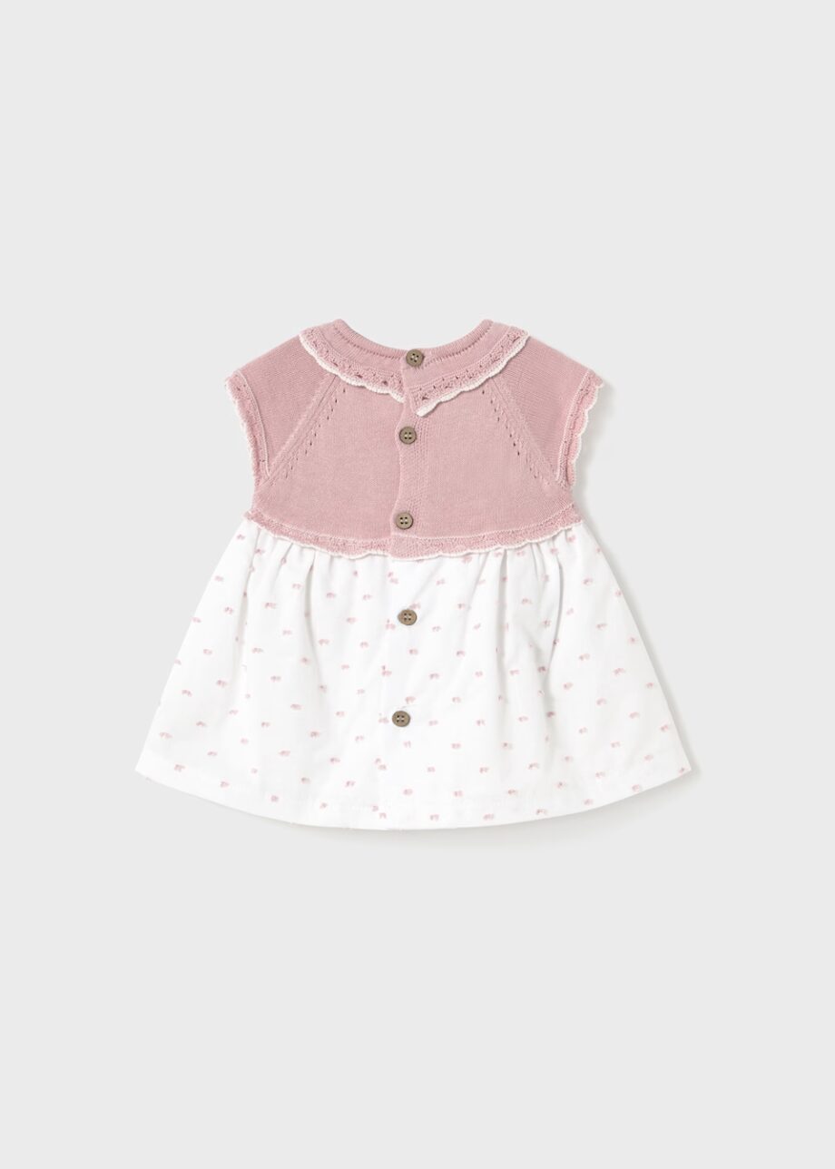 Vestido combinado tricot - 1849 -Mayoral - Imagen 2