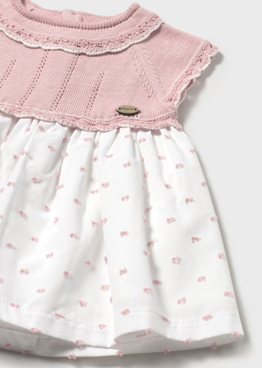 Vestido combinado tricot - 1849 -Mayoral - Imagen 3