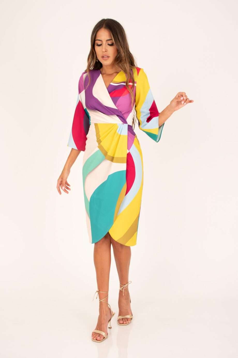 Vestido midi - 8456 - Dolcezza