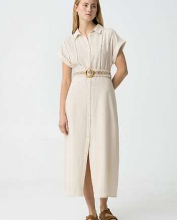 Vestido camisero - 10059553 - Tiffosi