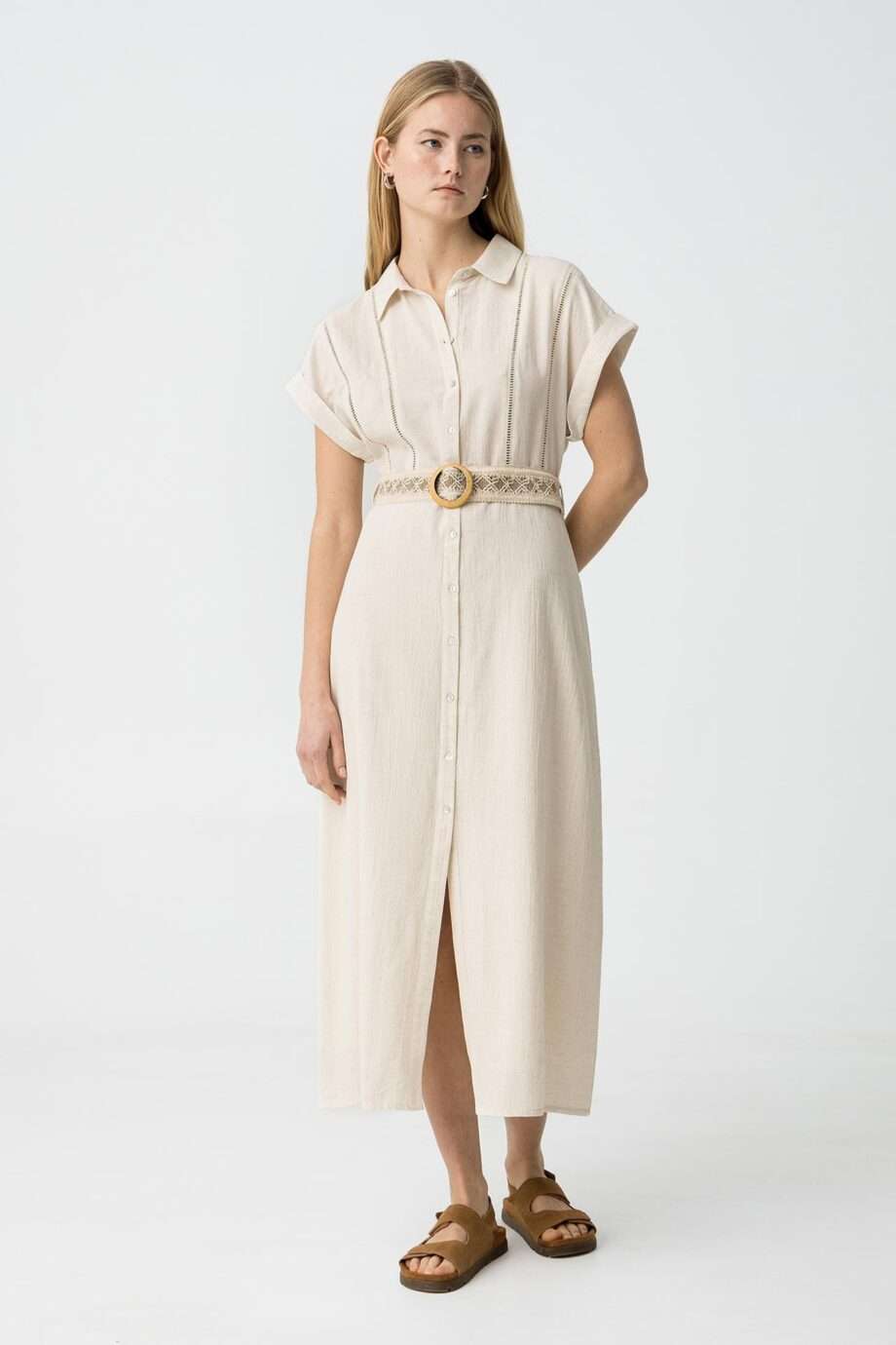 Vestido camisero - 10059553 - Tiffosi